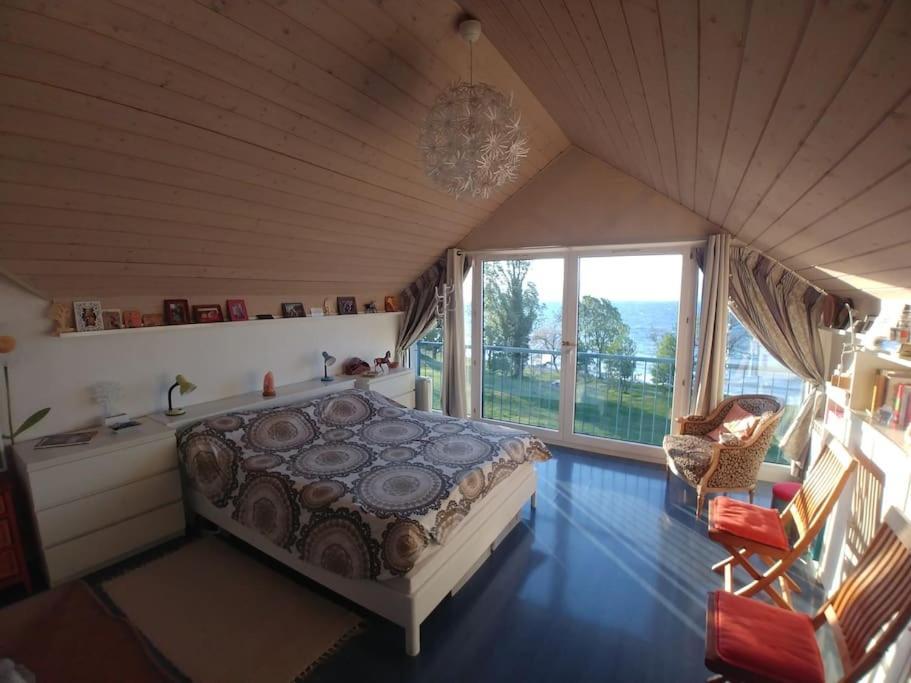 Lakefront. Appartement Pieds Dans L'Eau. View And Direct Access To The Lake. Anthy-sur-Leman 외부 사진